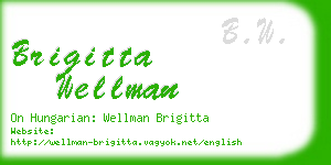 brigitta wellman business card